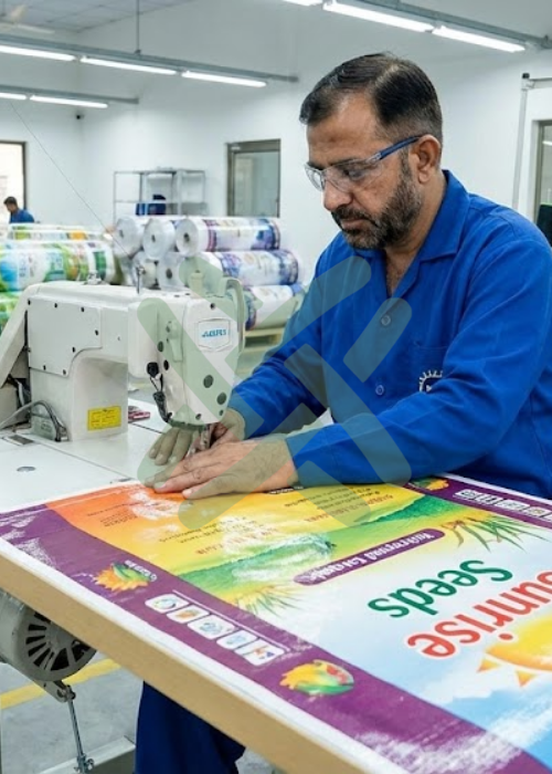 BOPP laminated bag stitching production line