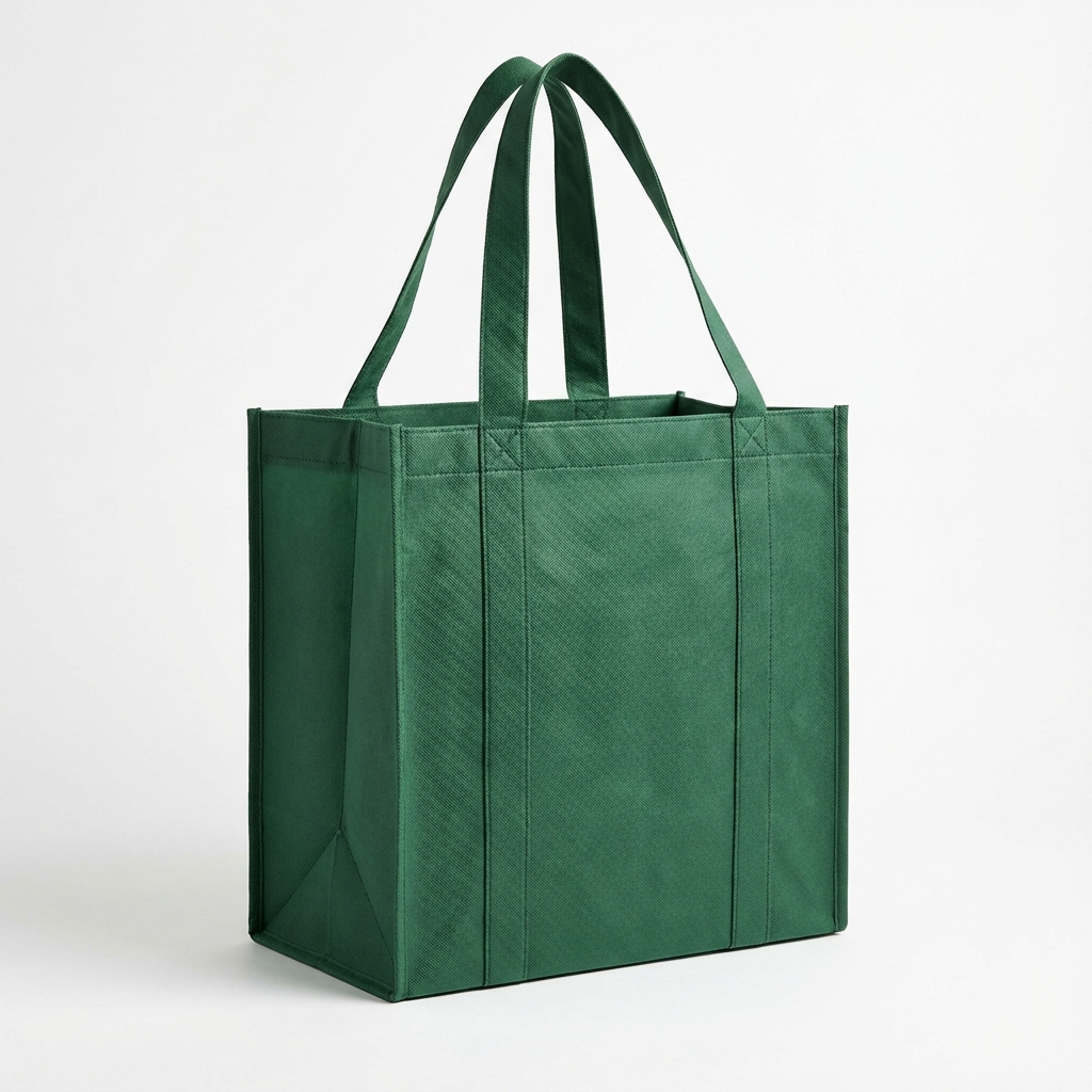 Stitched loop handle non-woven bags — Montgomery County compliant